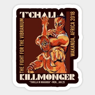 Thrilla in Wakanda (Dark) Sticker